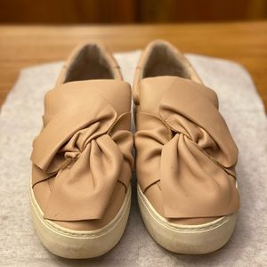 j/slides sneaker, pink leather, size 6.5